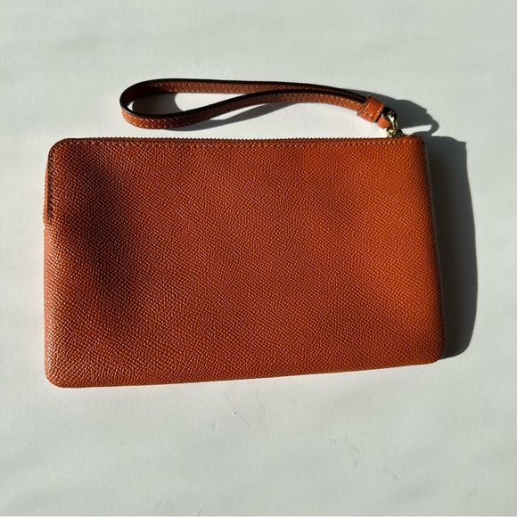 Coach Brown Wristlet Large - Picture 2 of 3